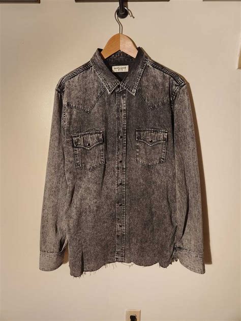 ysl acid wash shirt|Ysl Acid Wash .